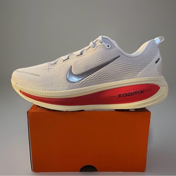 Nike Other - Size 13 - Nike Vomero 18 Platinum Tint Siren Red Running Shoes HM6803-001 Men’s